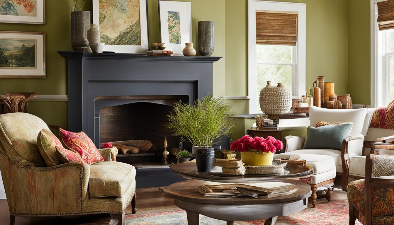 jak urządzić salon ze starymi meblami