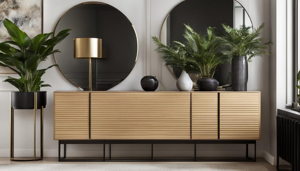 trendy w wystroju komody w salonie