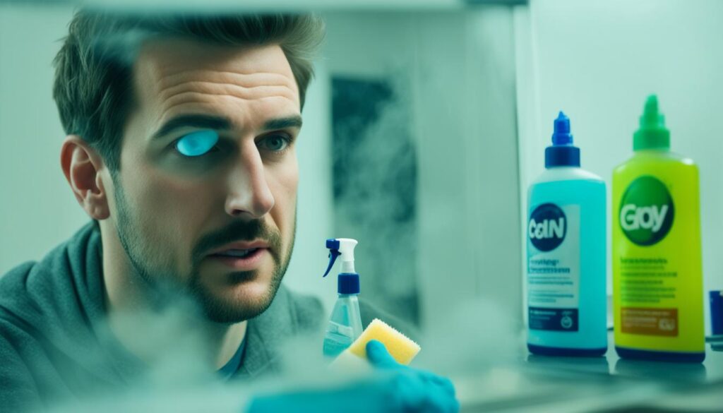 Jak zmyć klej z lustra