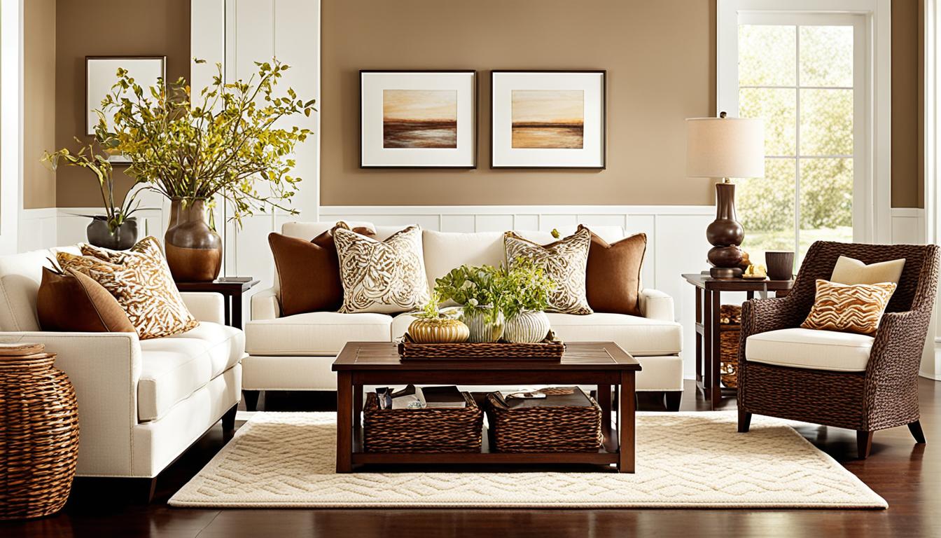 brązowe meble jakie dodatki