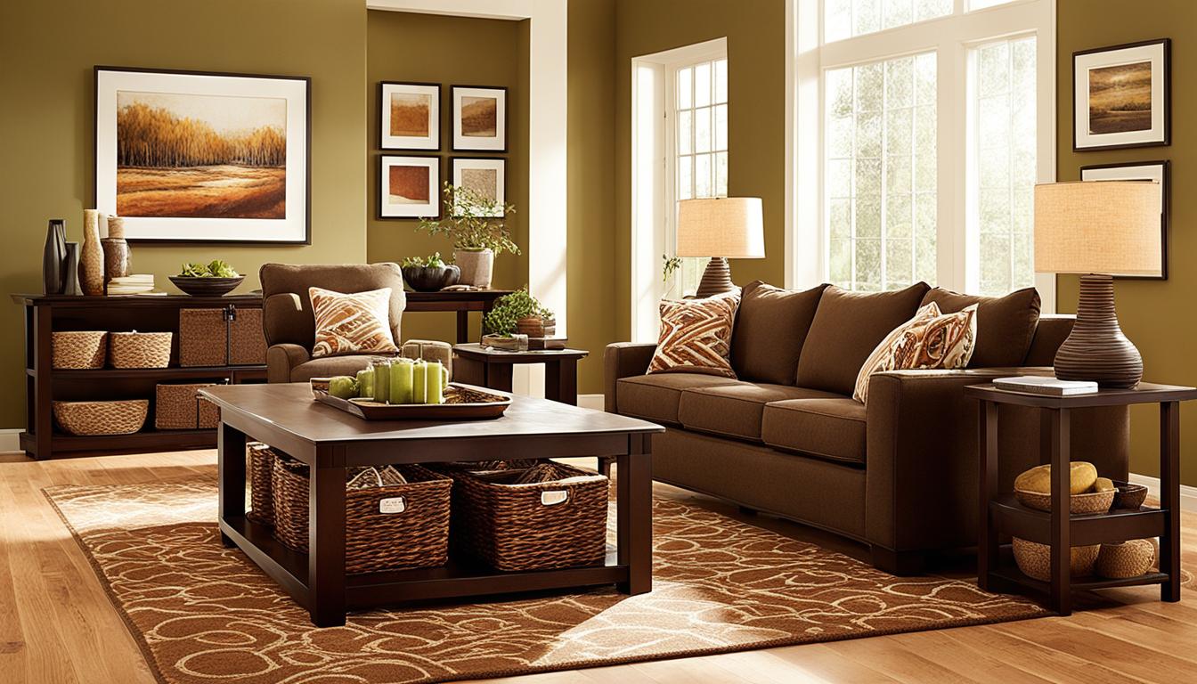 ciemny brąz meble jaki kolor ścian