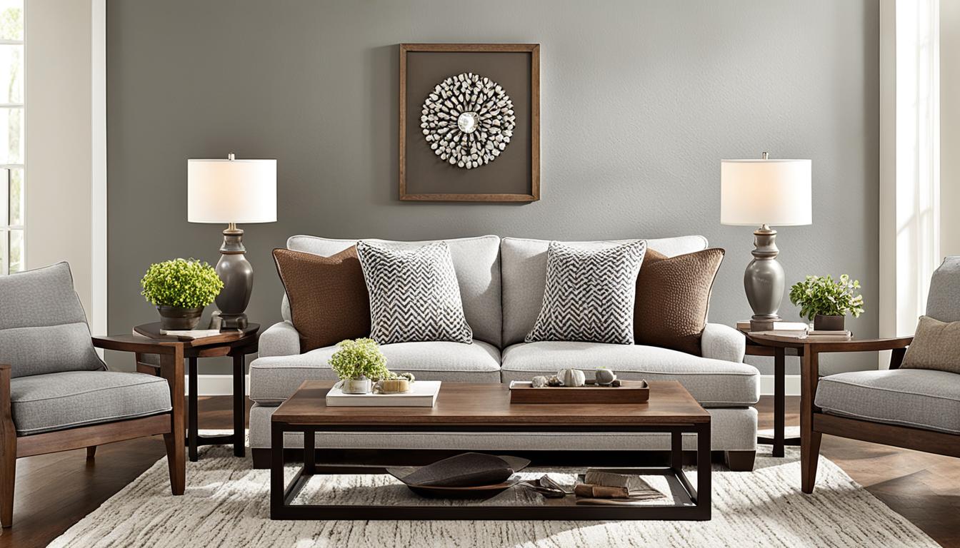 czy szara kanapa pasuje do brązowych mebli