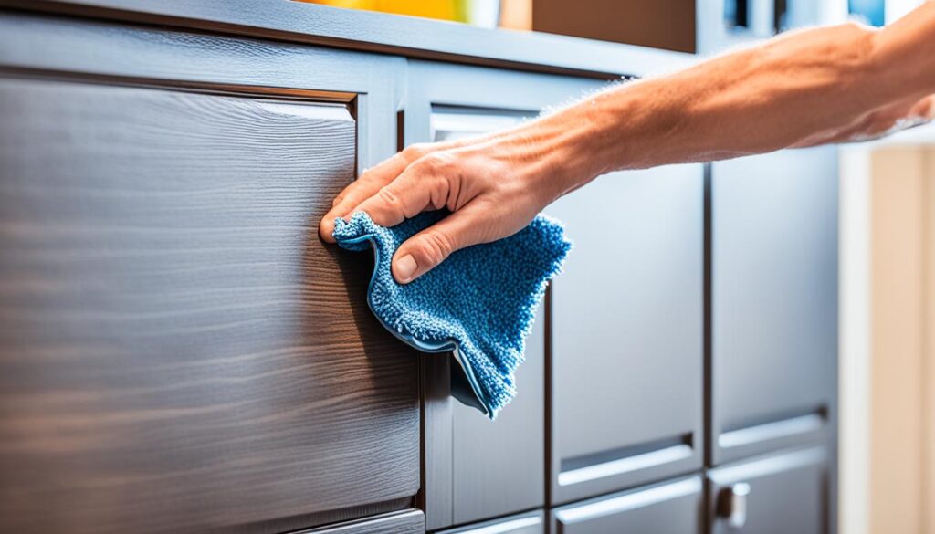 czyszczenie matowych mebli