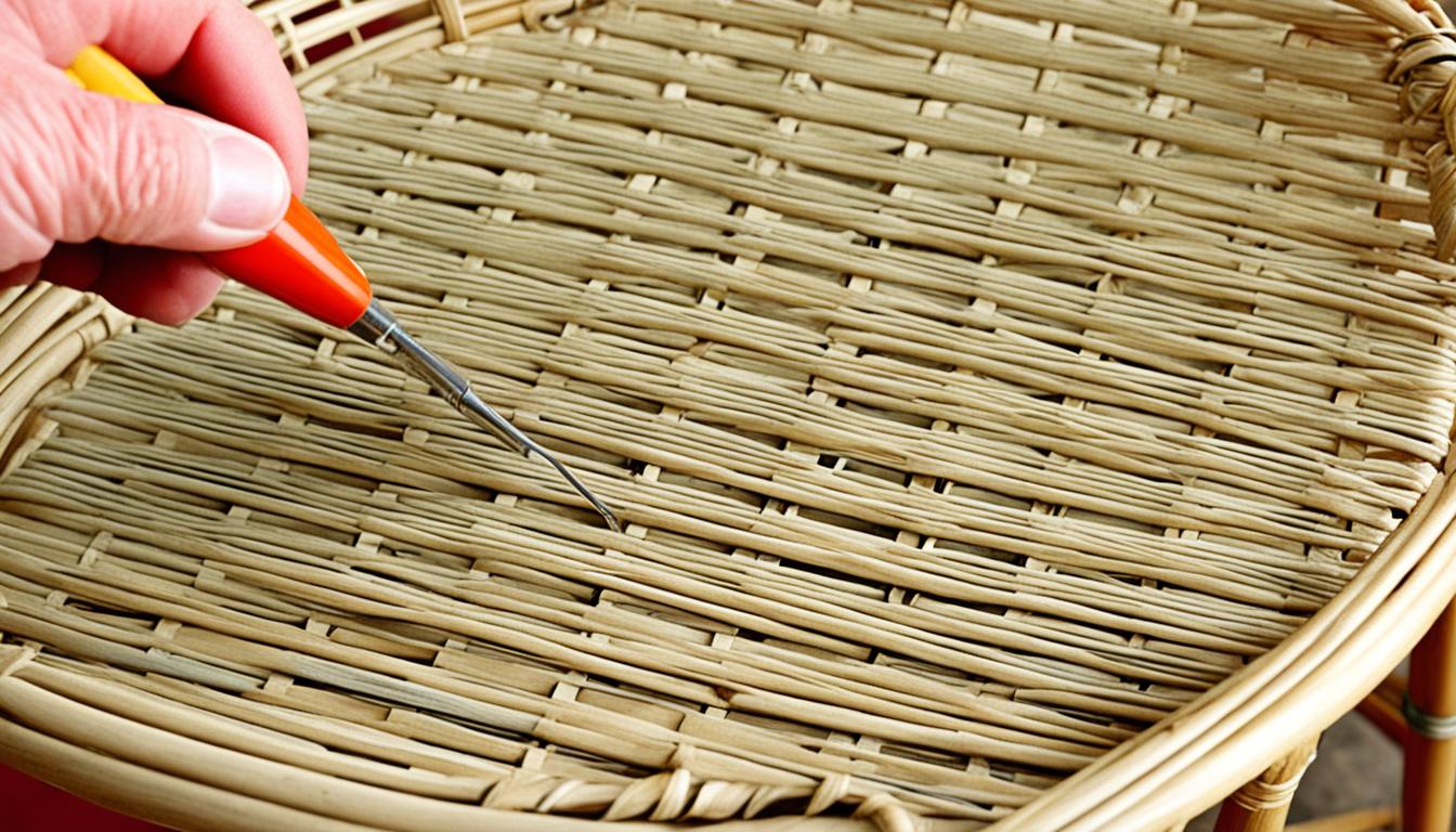 jak naprawić meble rattanowe