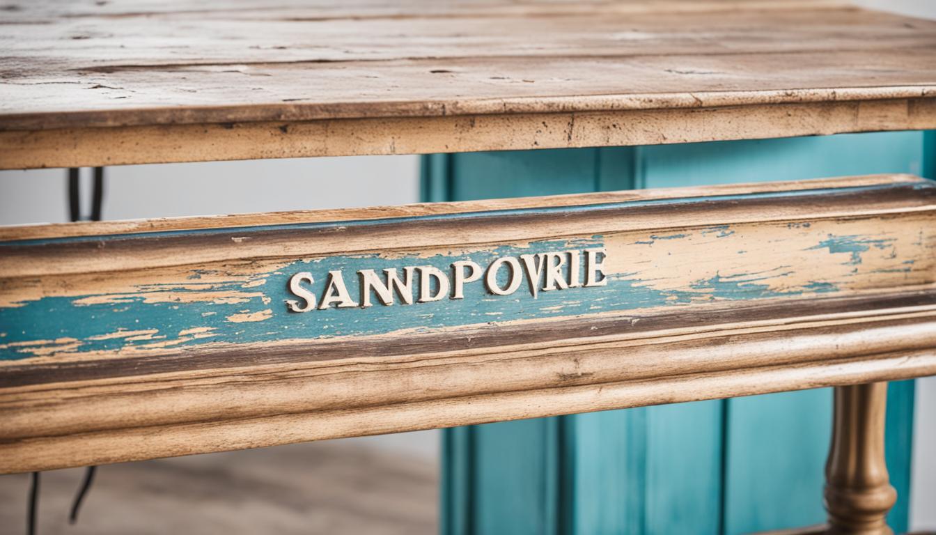 jak postarzyć meble