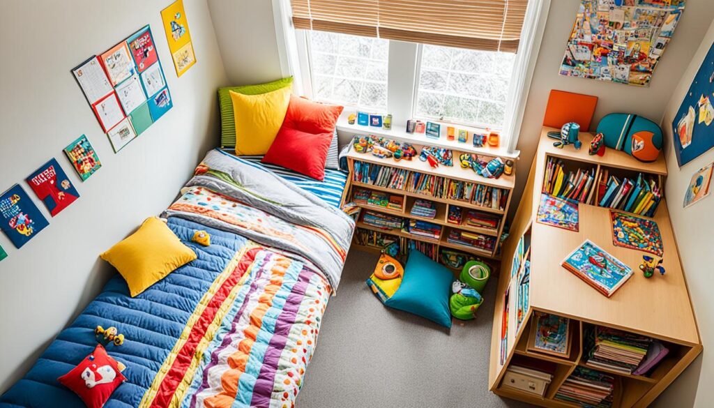 jak ustawić łóżko w pokoju dziecka