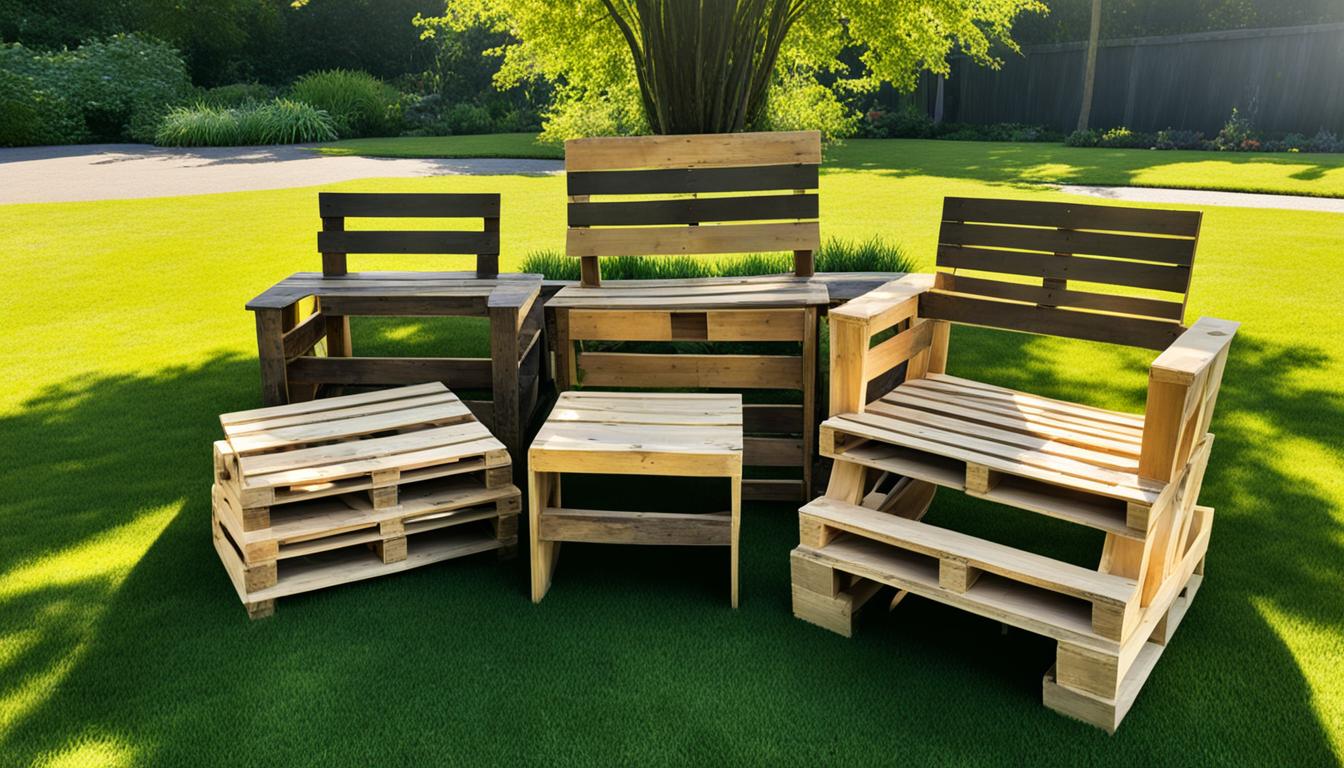 jak zrobić z palet meble ogrodowe