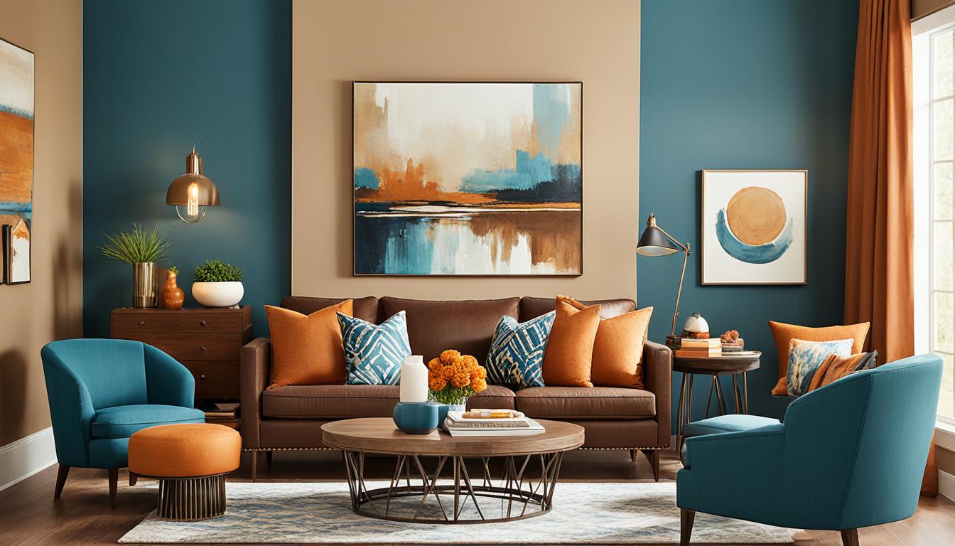 jaki kolor ścian pasuje do brązowych mebli