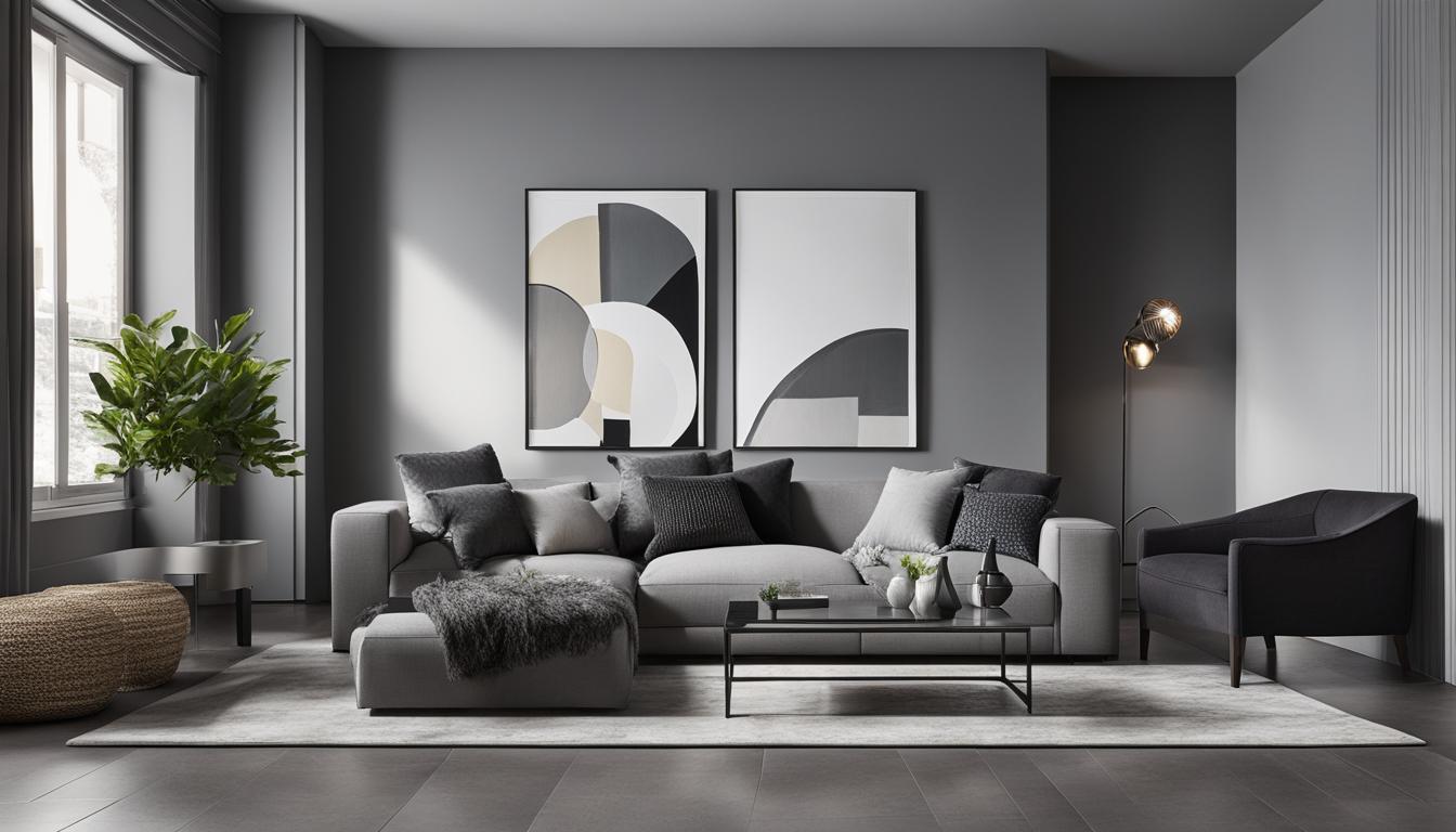 jakie meble do szarych ścian