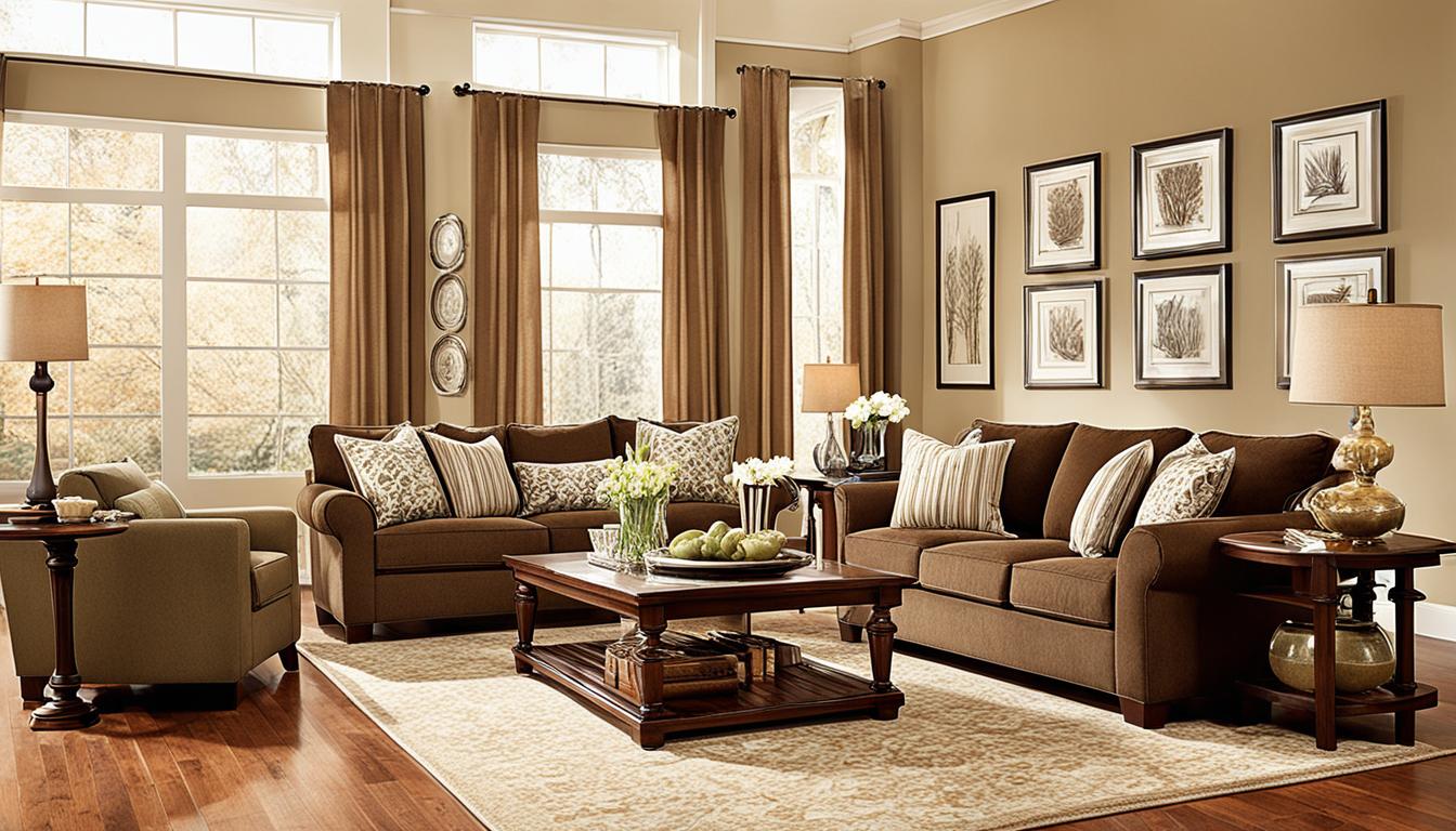 jakie ściany do brązowych mebli