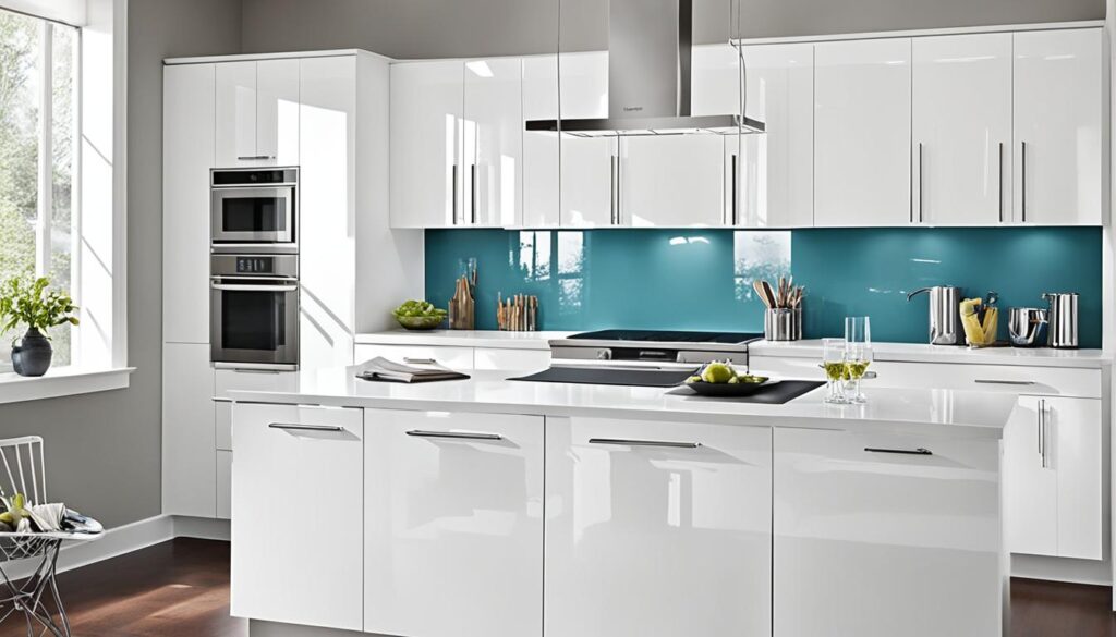 malowanie frontów kuchennych na biały połysk