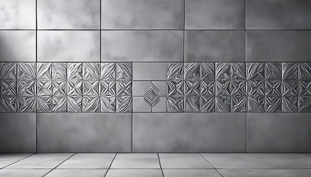 płytki imitujące beton