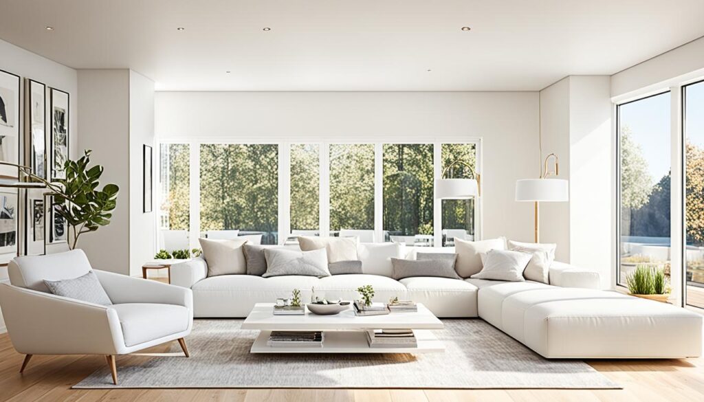 podłoga do białych mebli w salonie podłoga do białych mebli w salonie