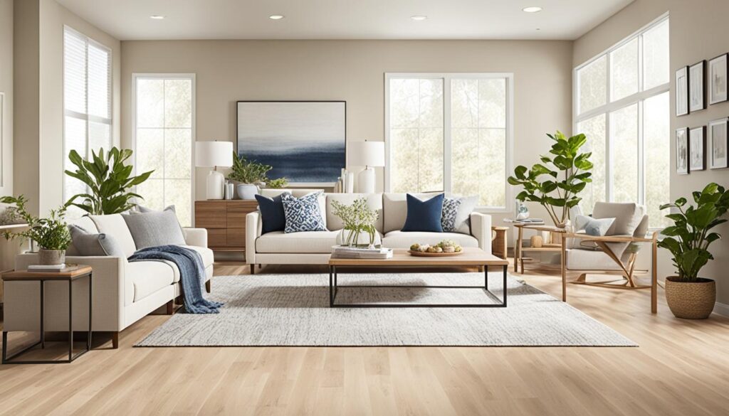 podłoga w dąb sonoma