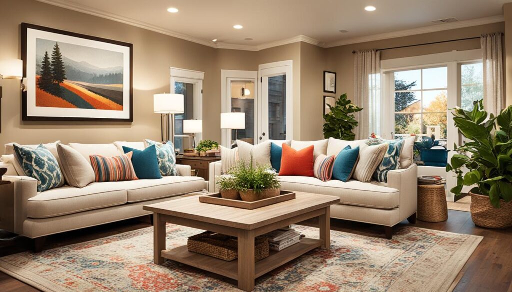 połączenia z beżowymi ścianami w salonie połączenia z beżowymi ścianami w salonie