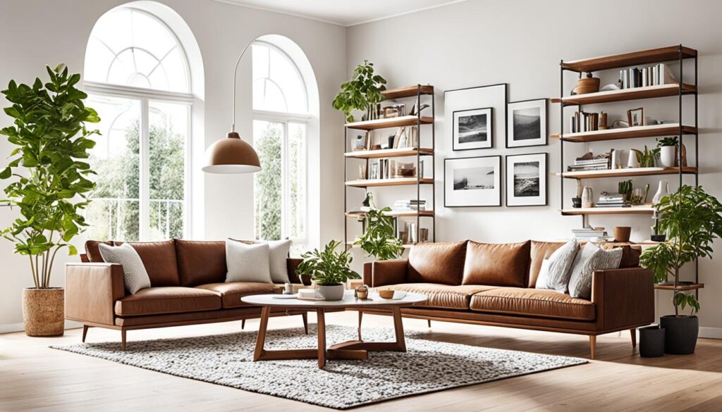 połączenie bieli z brązem