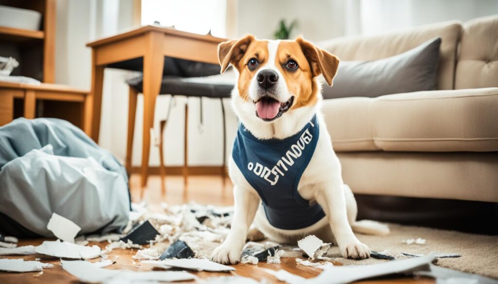 przyczyny gryzienia mebli przez psa