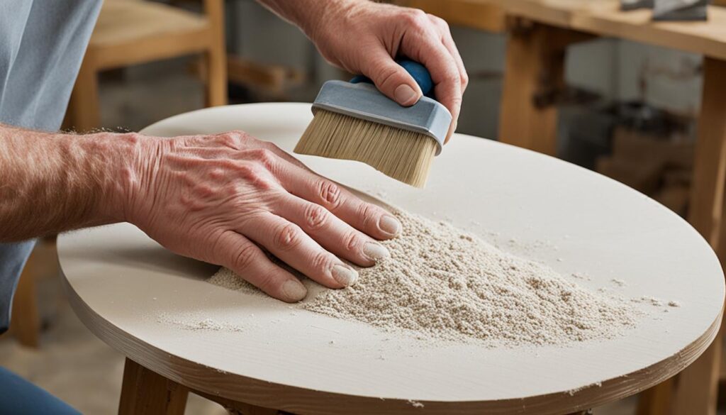 przygotowanie powierzchni mebli