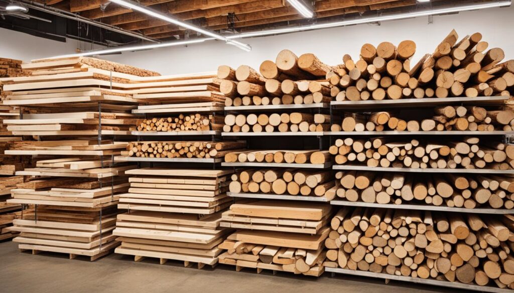 sklep z drewnem na meble