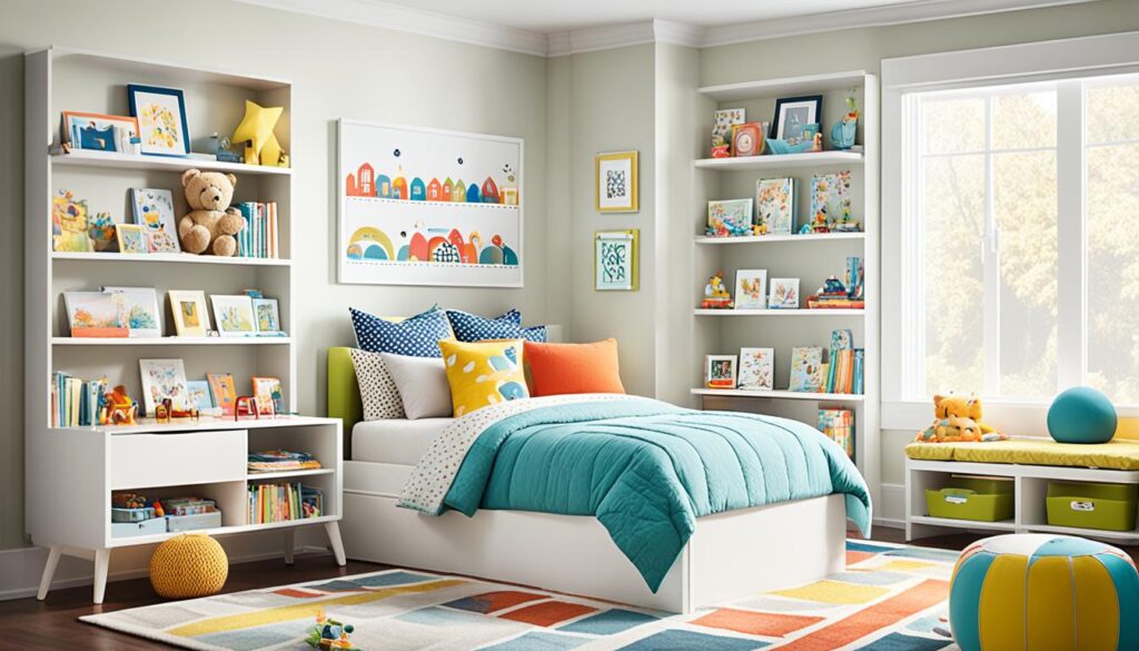 strefy w pokoju dziecka