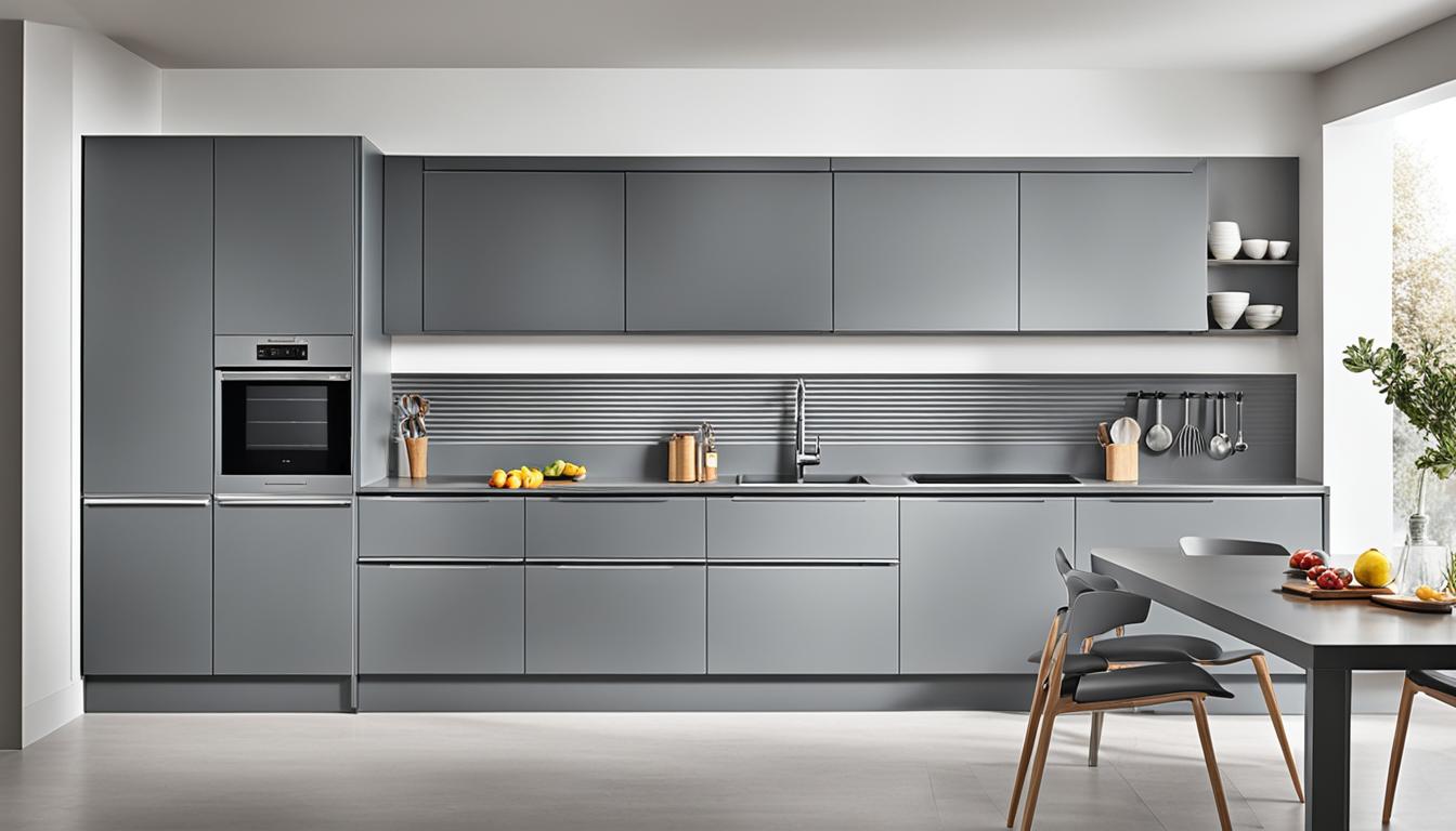 szare meble kuchenne jaki kolor ścian