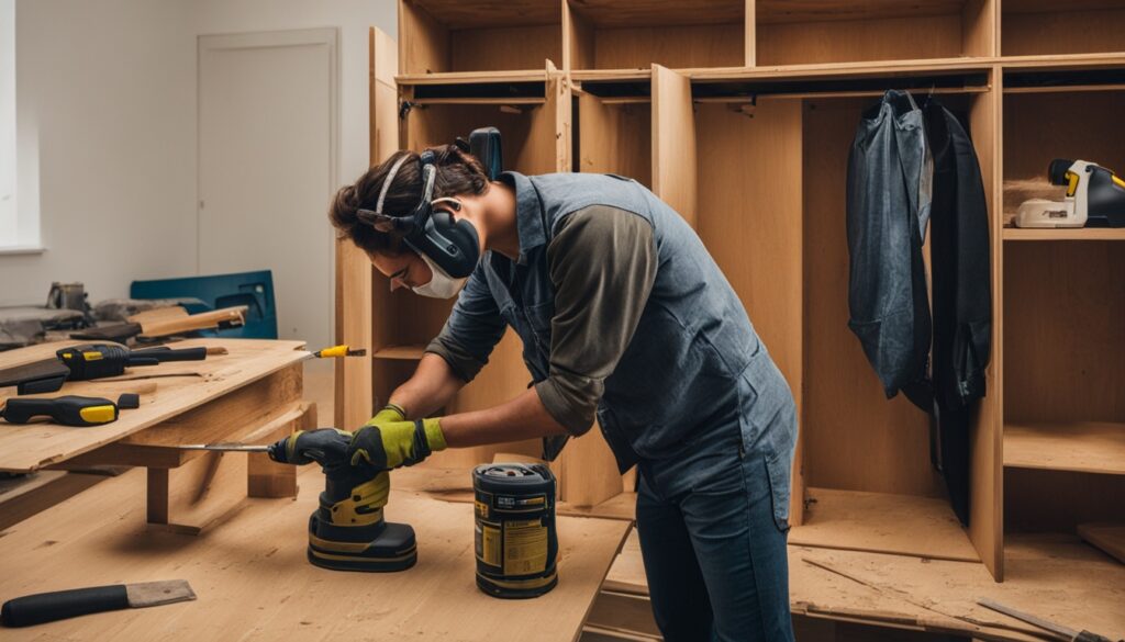 odnawianie drewnianej szafy odnawianie drewnianej szafy