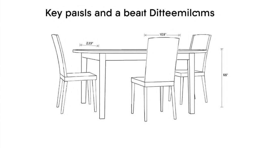 kluczowe wymiary stołów i krzeseł kluczowe wymiary stołów i krzeseł