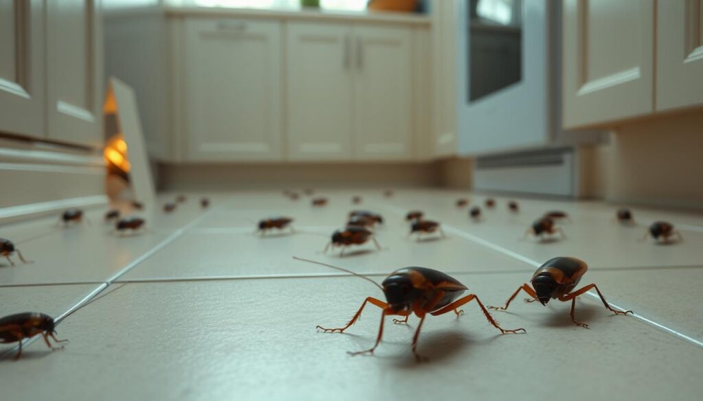 zachowanie karaluchów w domu