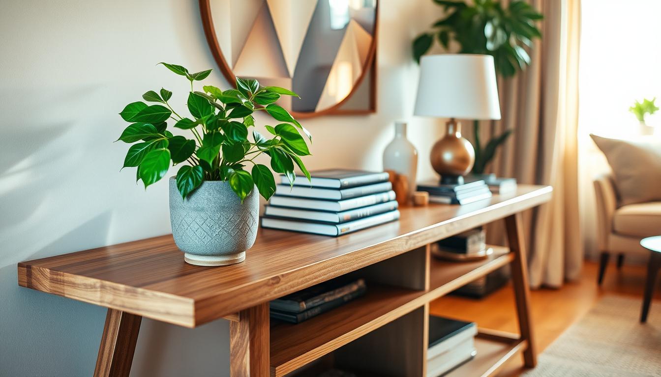 Co postawić na komodę w salonie? Dekoracje i dodatki