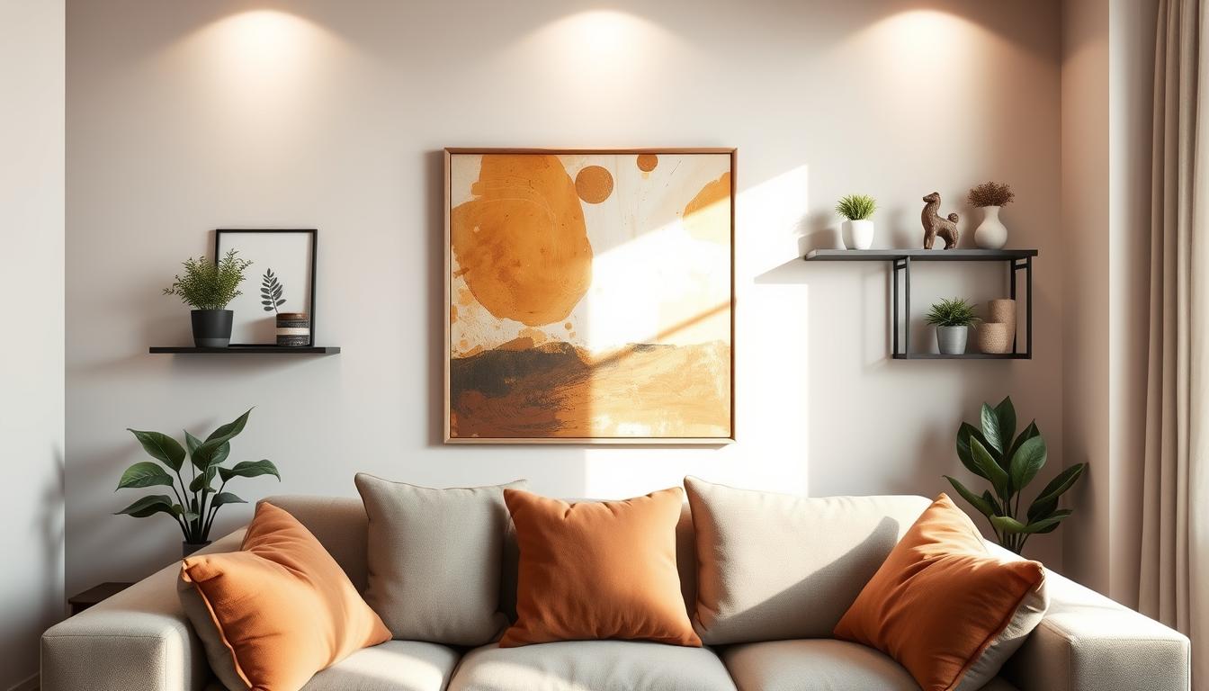 co powiesić nad komodą w salonie