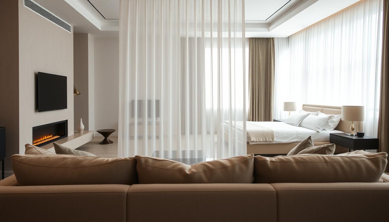 Jak oddzielić sypialnie od salonu – 5 skutecznych metod