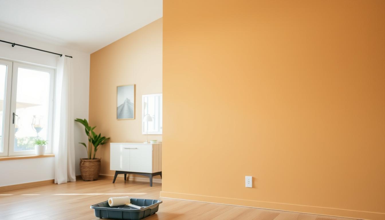 jak pomalować ścianę w salonie