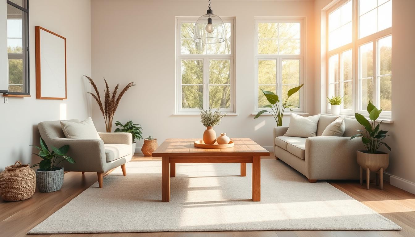 jak urządzić mały salon ze stołem