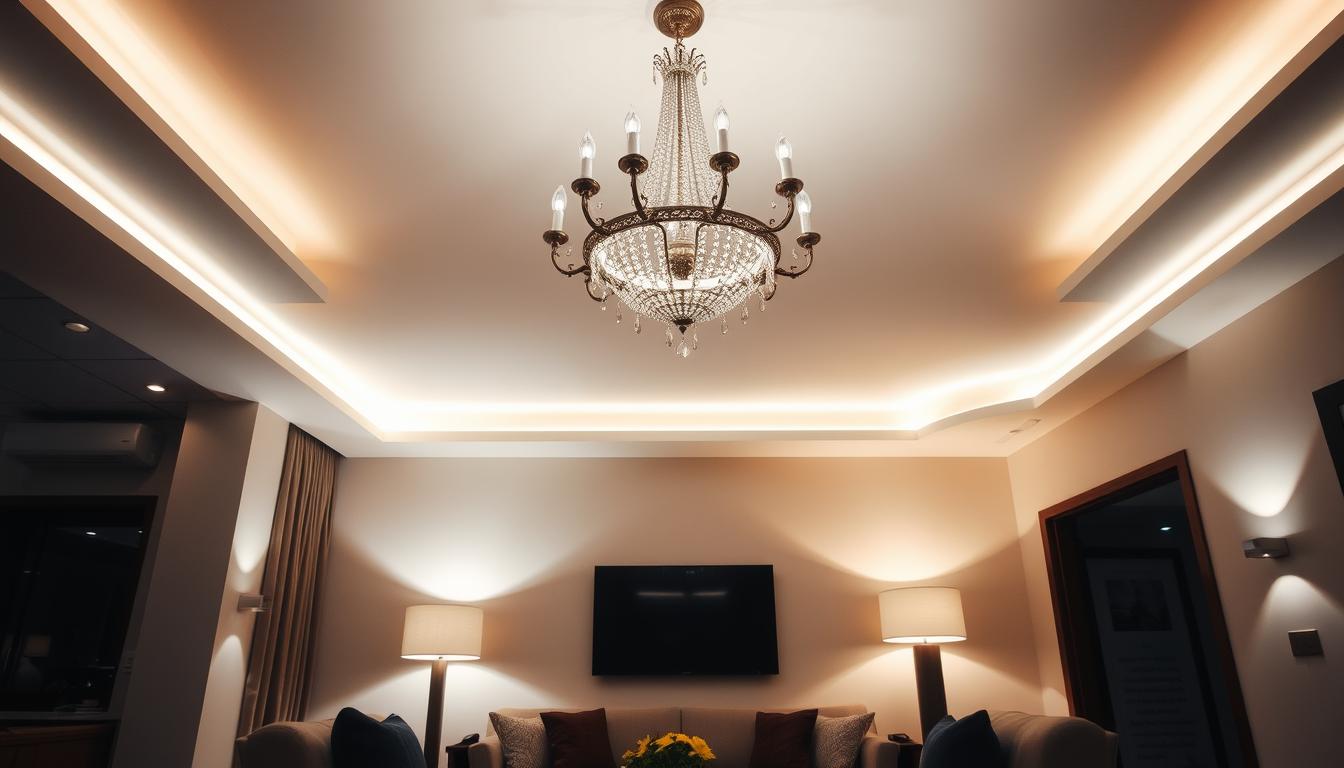 jak zaprojektować oświetlenie w salonie