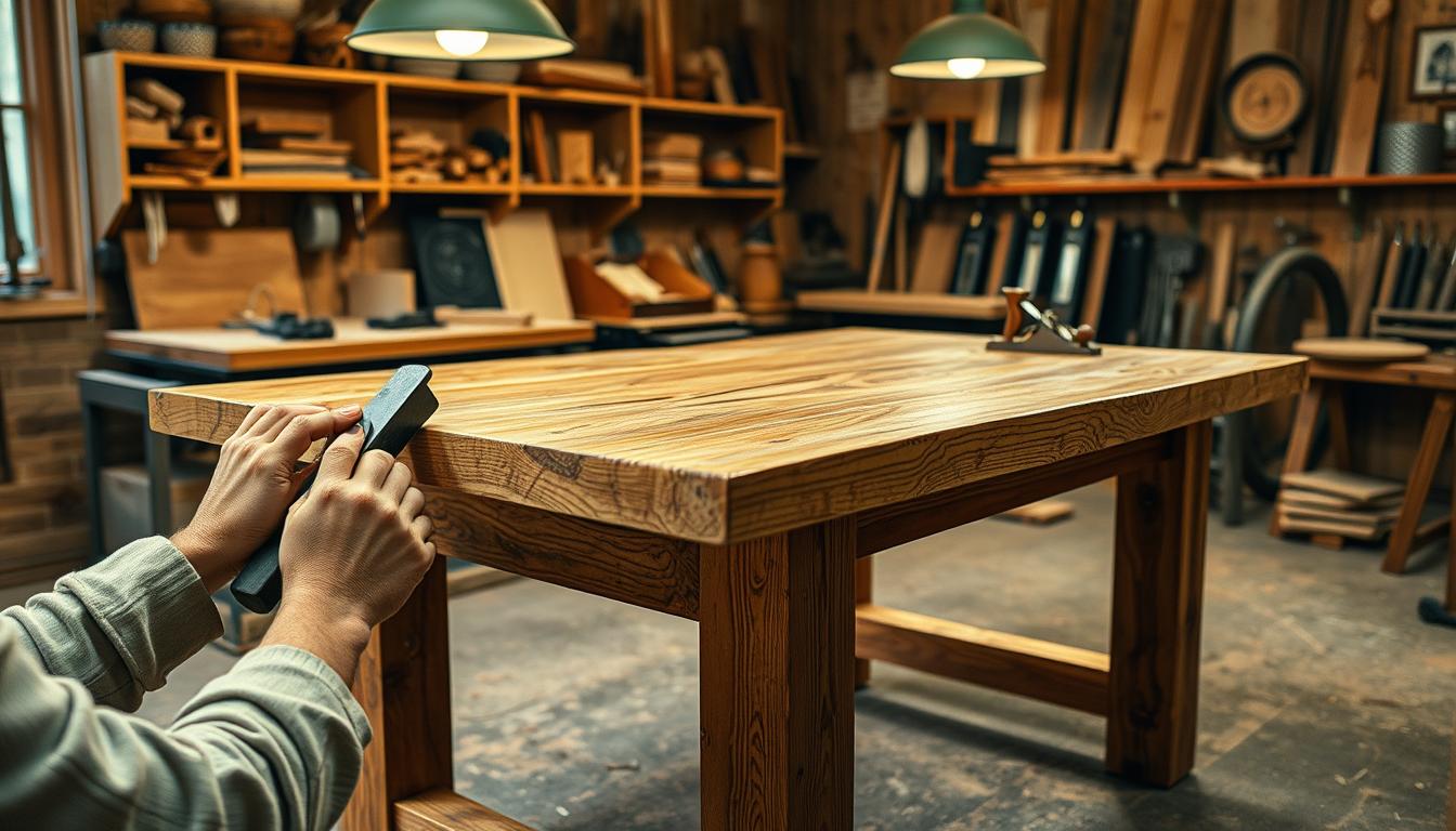 jak zrobić stół drewniany