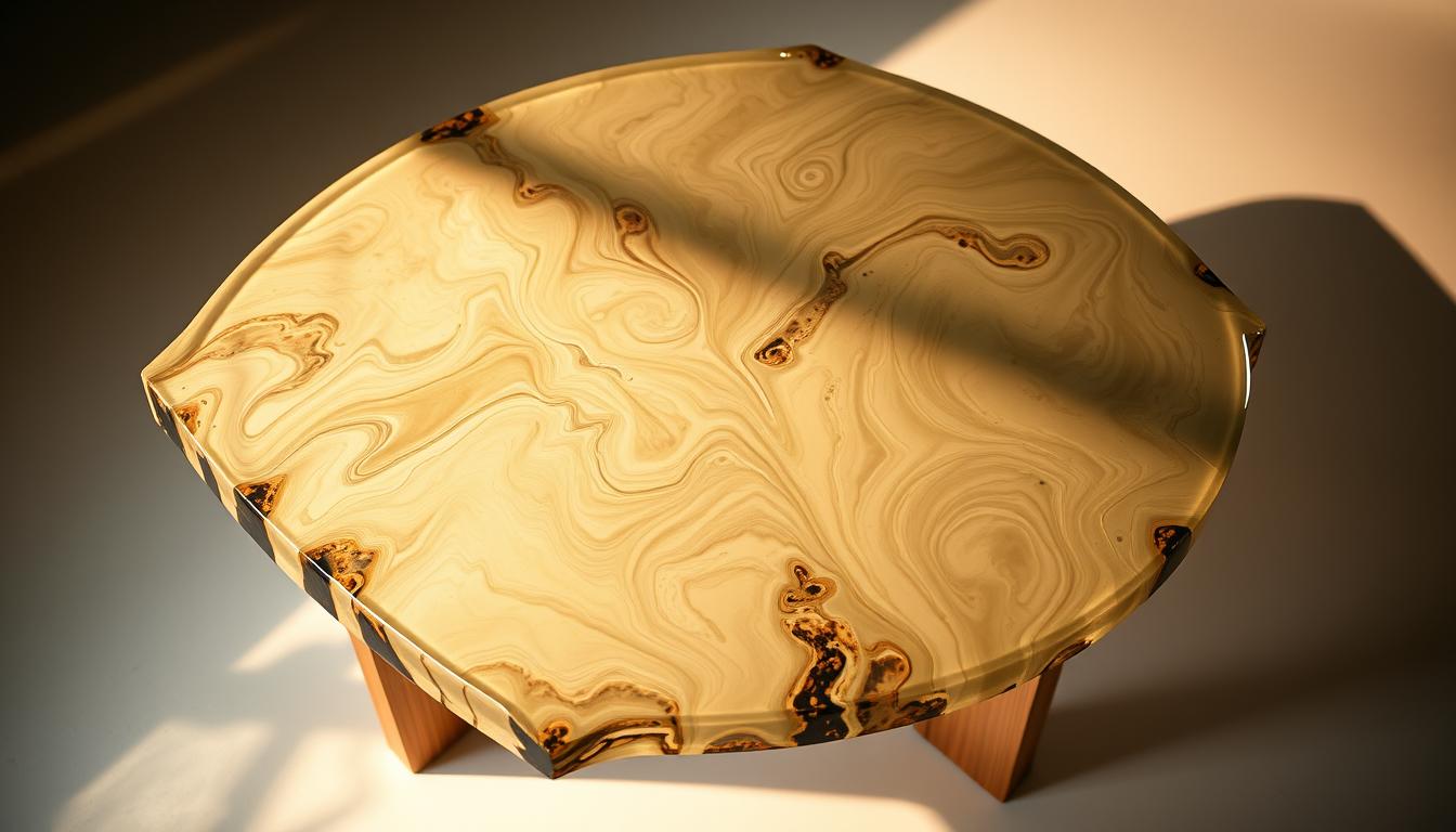 jak zrobić stół z żywicy epoksydowej