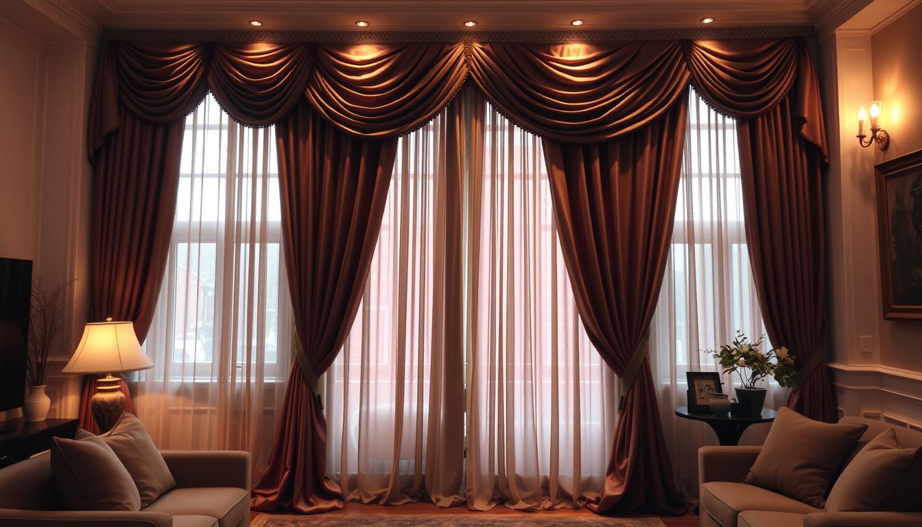 jakie zasłony do salonu aranżacje