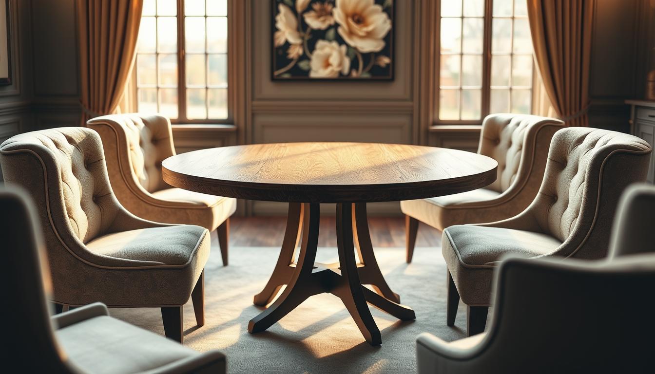 Stół okrągły 120 cm – na ile osób wystarczy?