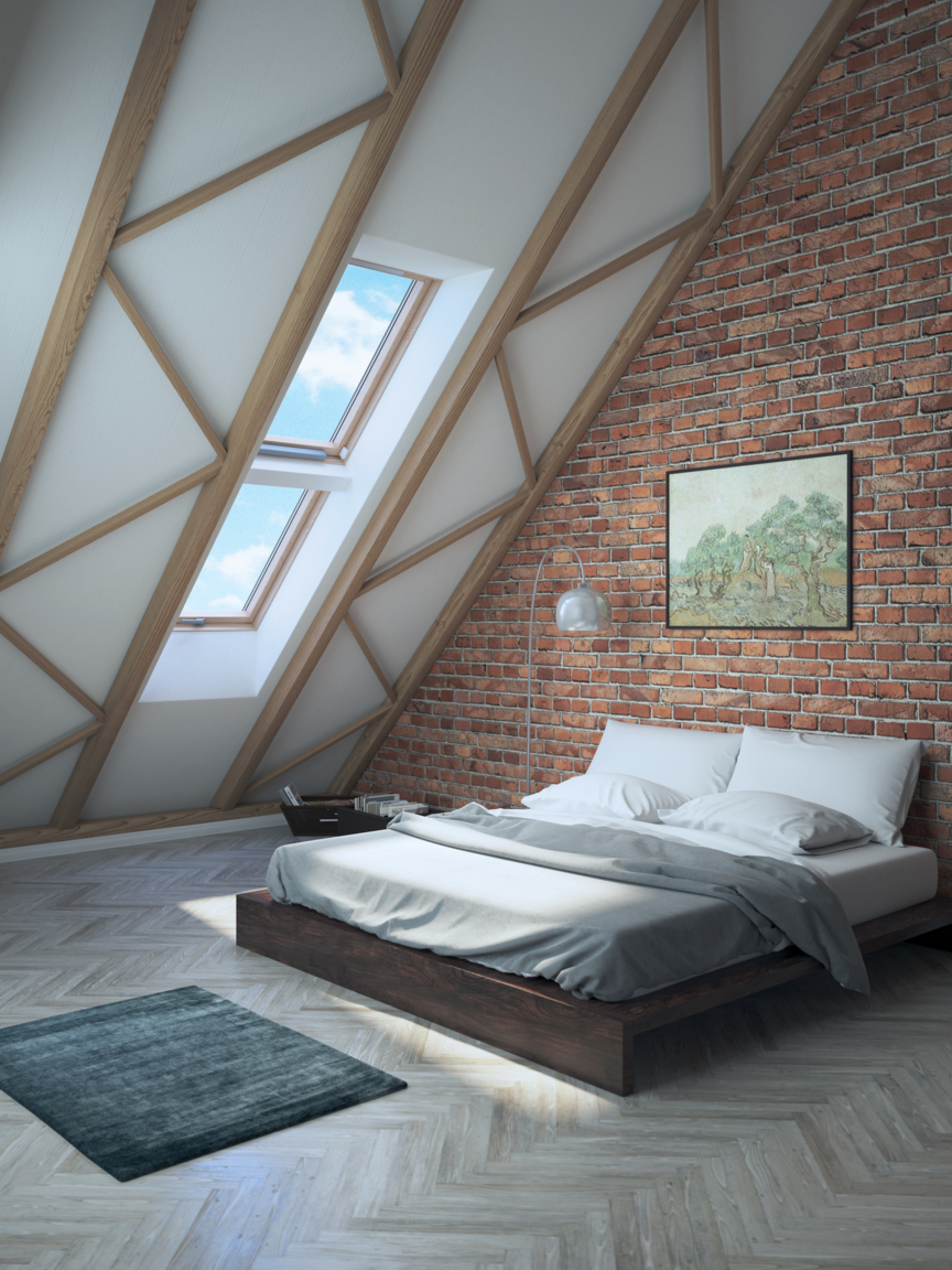 Okna dachowe jako element projektowania poddasza