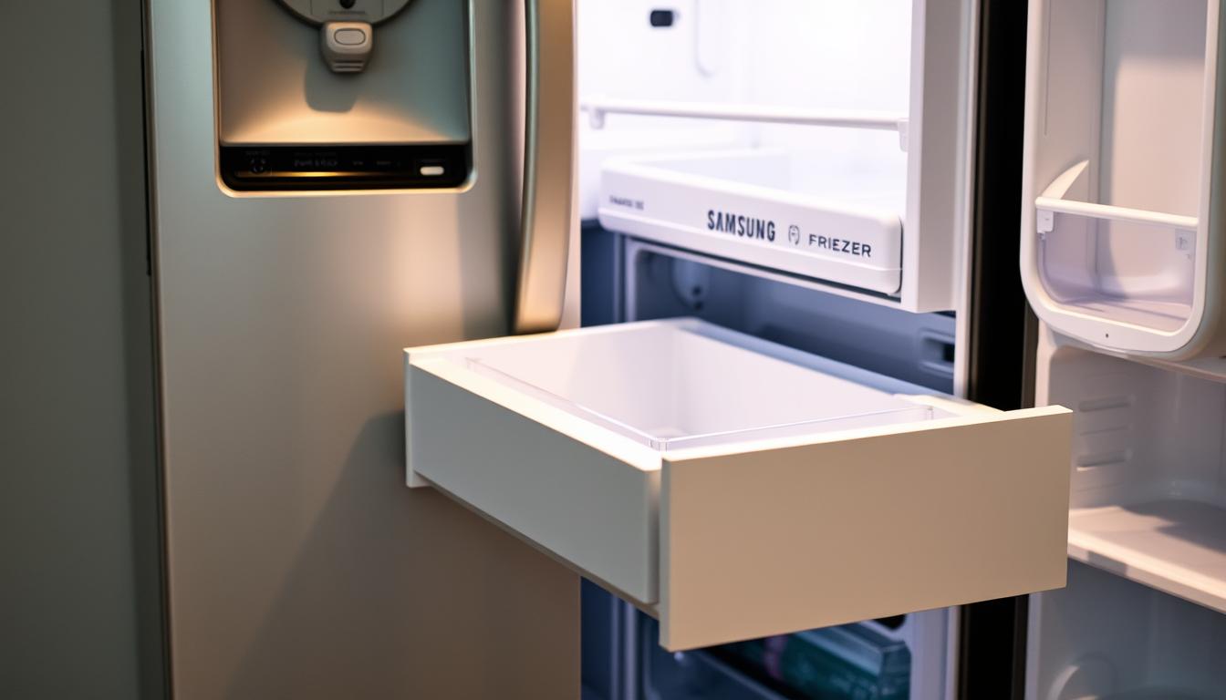 Jak rozebrać szufladę w lodówce Samsung – bezpieczny demontaż