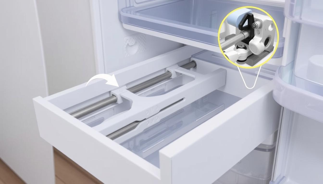 Jak rozebrać szufladę w lodówce Indesit