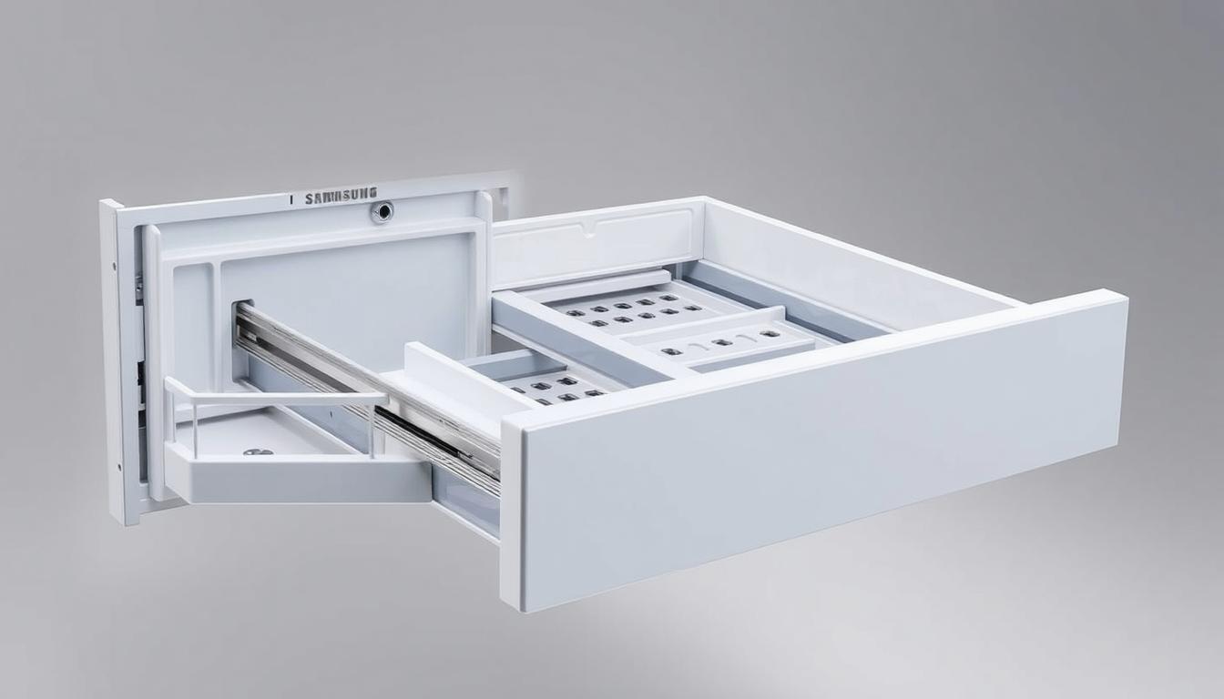 Jak rozebrać szufladę w lodówce Samsung