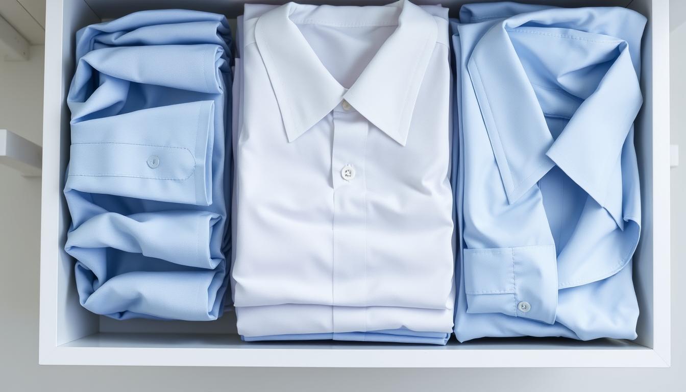 Jak składać koszulki do szuflady