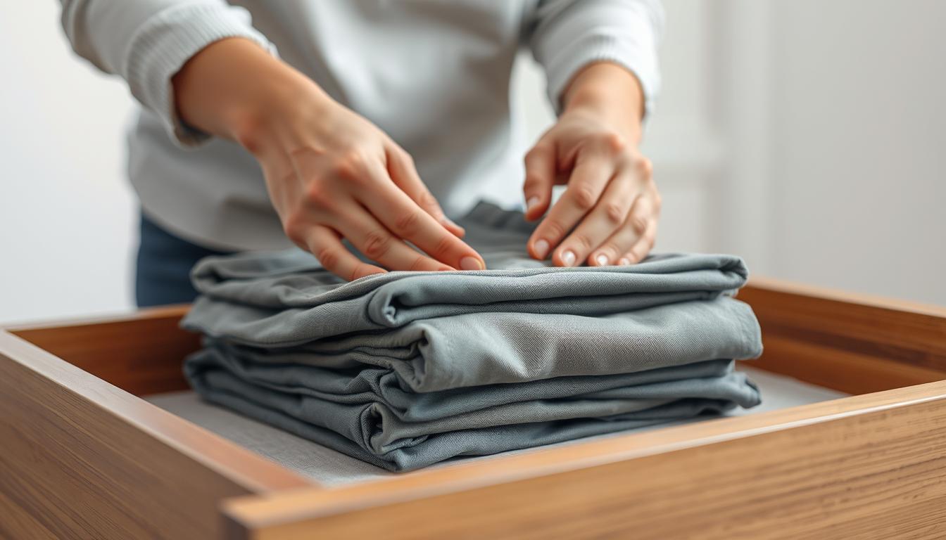 Jak składać spodnie do szuflady