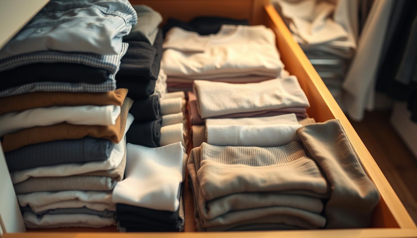 Jak układać ubrania w szufladach