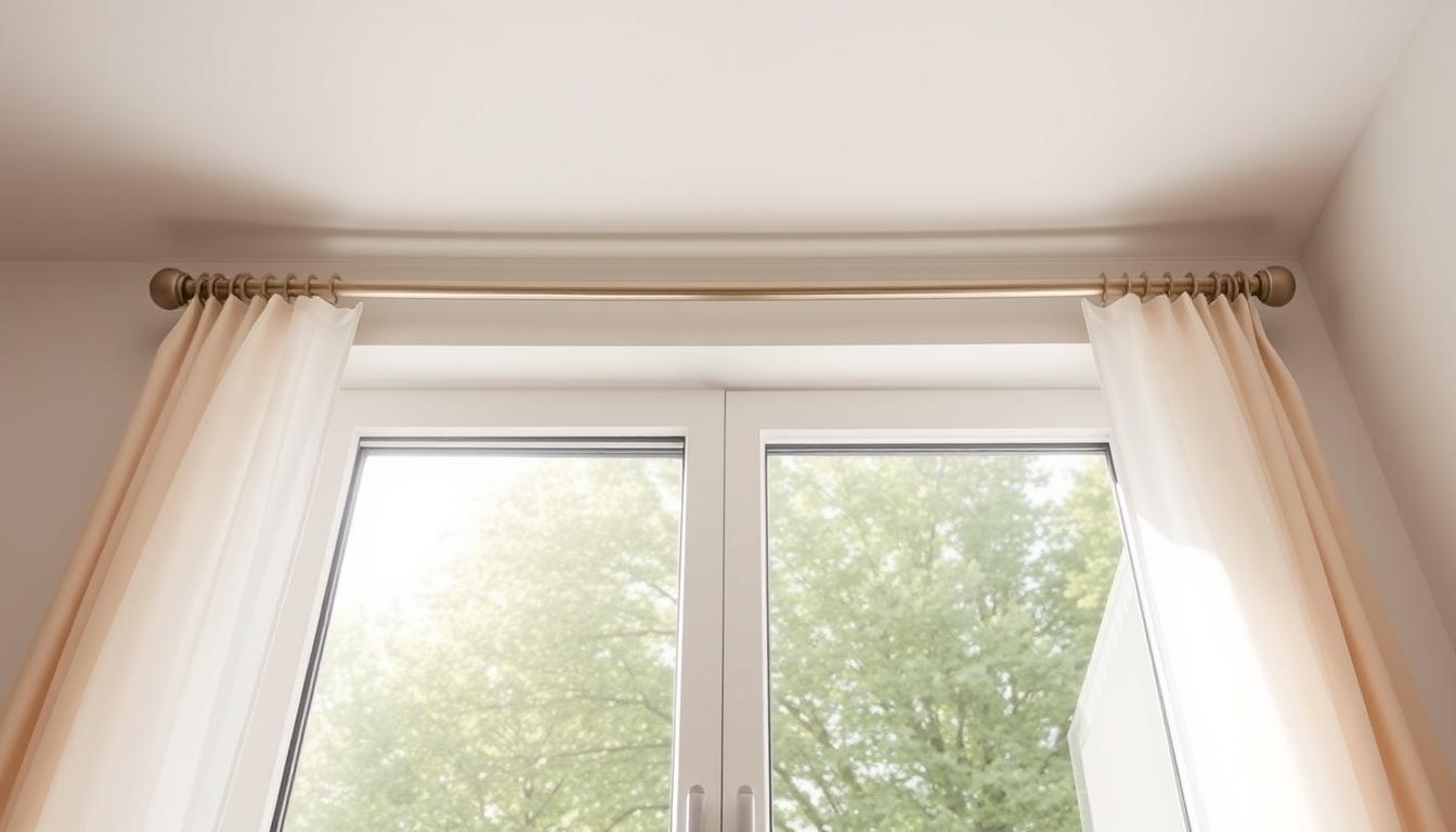 Jak wysoko karnisz nad oknem