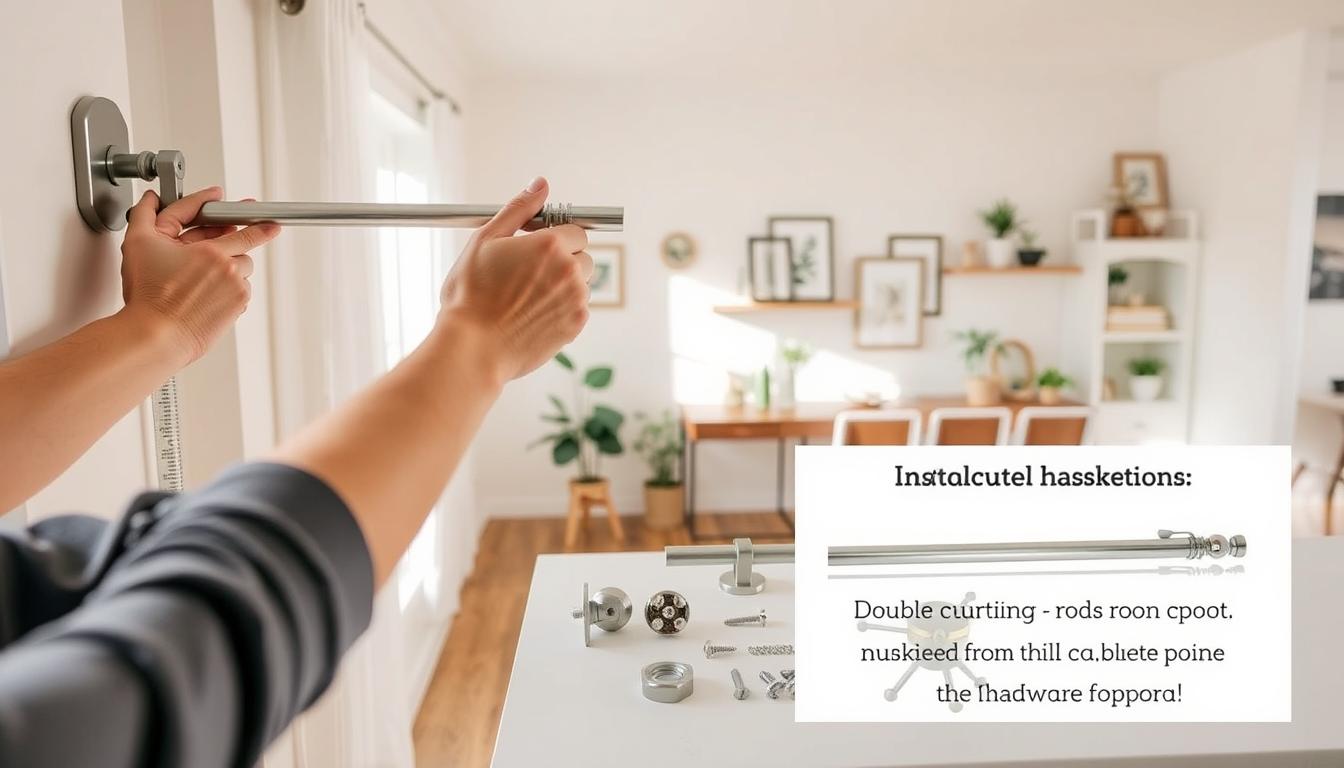 Jak zamontować karnisz podwójny