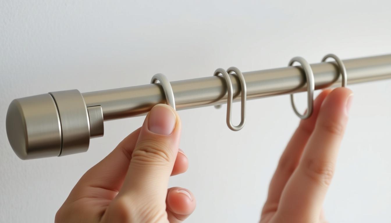 Jak zdjąć żabki z karnisza