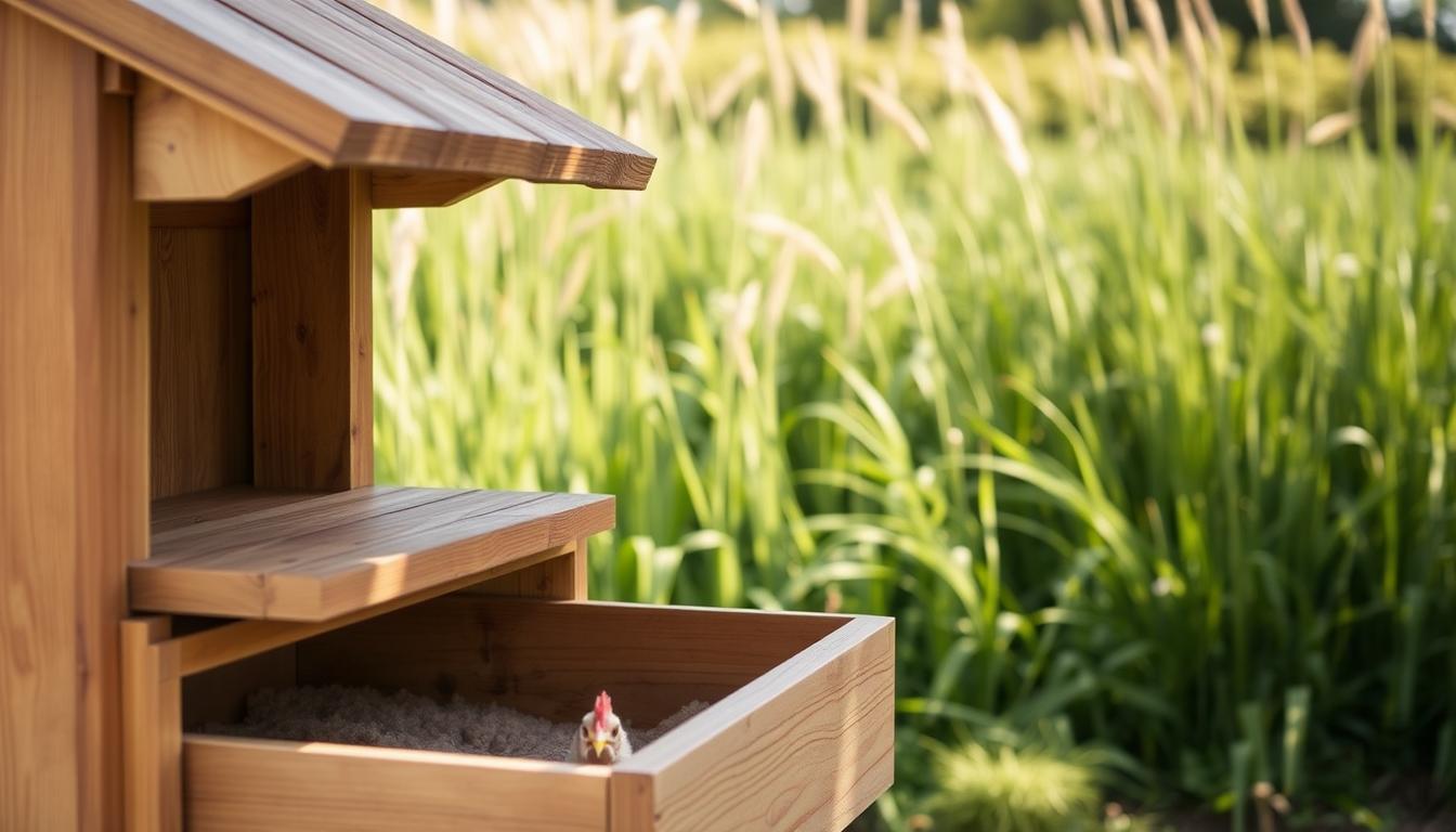 Jak zrobić gniazda dla kur z szufladą