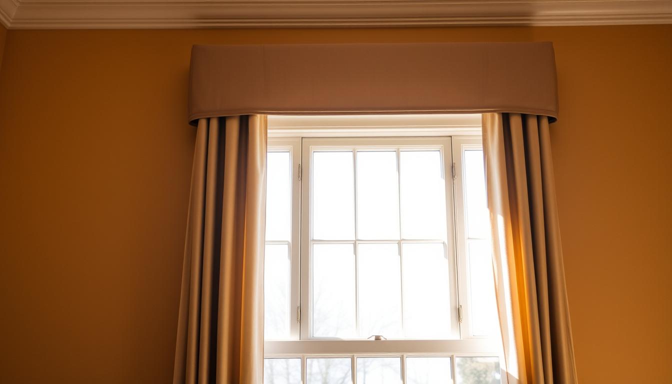 Okno przy ścianie jaki karnisz